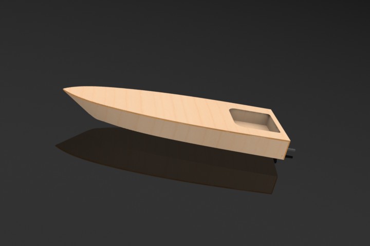 激光下料拼图小船SOLIDWORKS 2010, STL